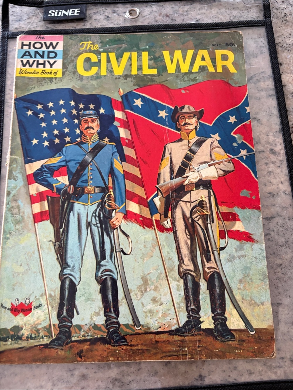 Red and Blue Civil War Wall Art Poster